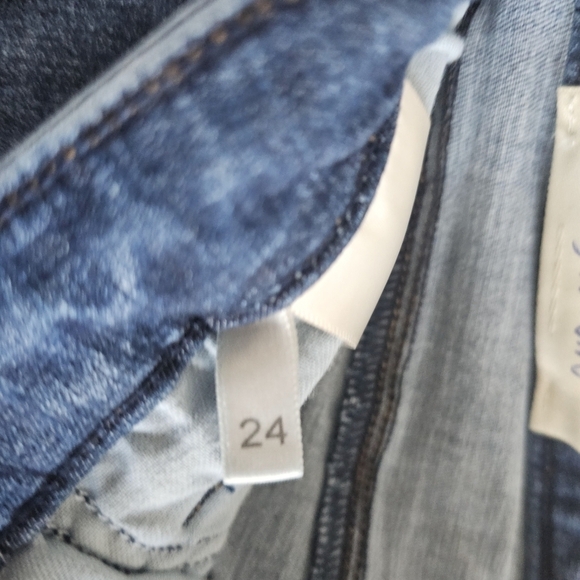 L'AGENCE  Margo High Rise Skinny Vintage Blue Dark Wash Jeans Sz 24 $275 Retail - Picture 10 of 11